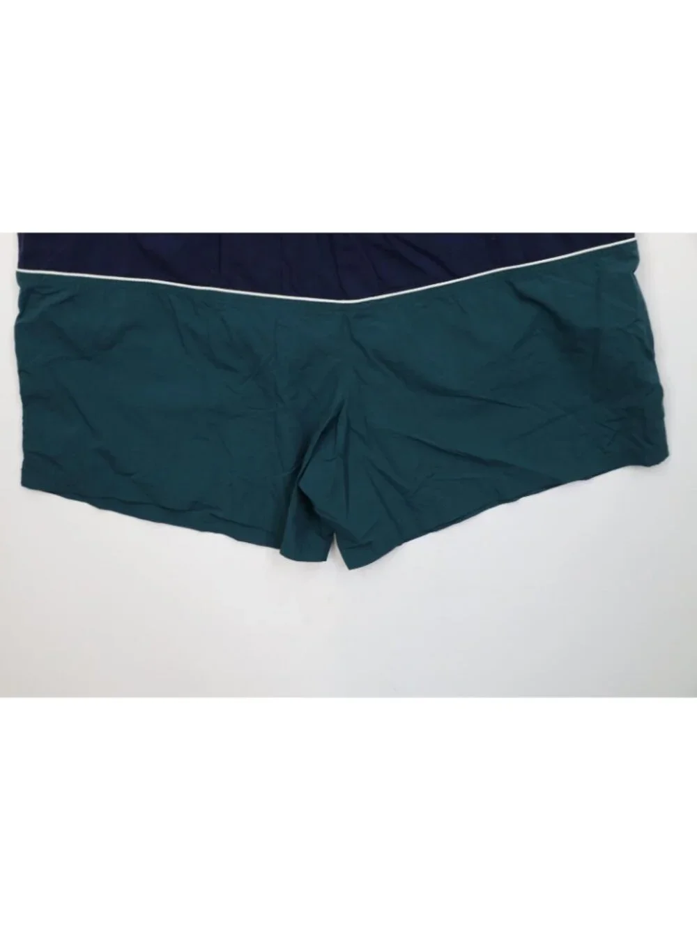 Vintage 90s Streetwear Mens XL Color Block Lined Above Knee Shorts Swim Trunks